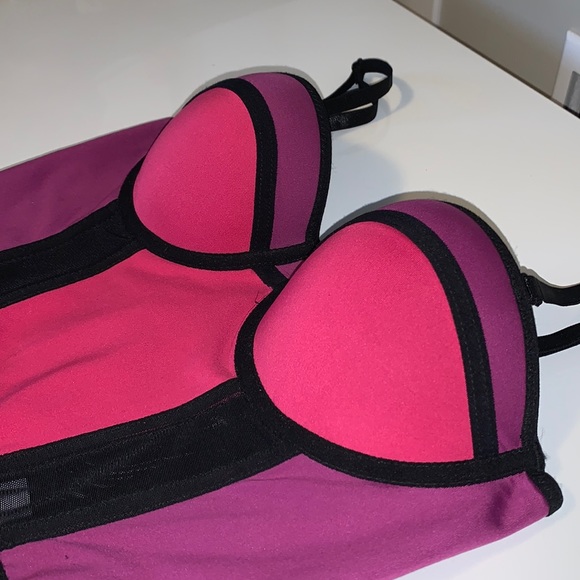 (4 for $80) Celine Long Line Bustier Bralette 💜💗🖤 - Picture 8 of 9